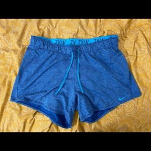 Nike blue Dri fit training shorts size xl